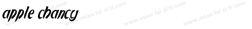 apple chancy字体转换